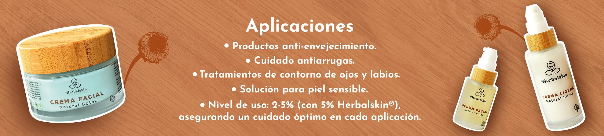 Herbalskin banner aplicaciones